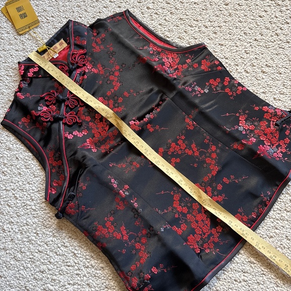 Handmade Chinese qipao top and skirt new with tag - Picture 10 of 12